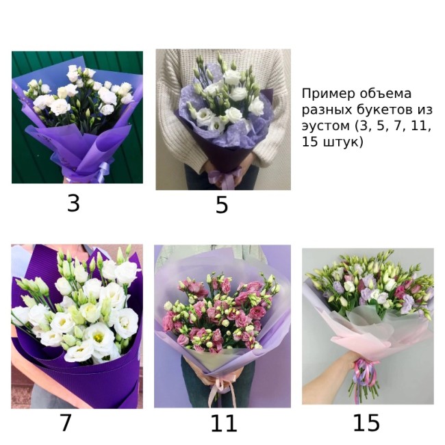 Букет цветов "Букет из розовых эустом" Букет цветов "Букет из розовых эустом"